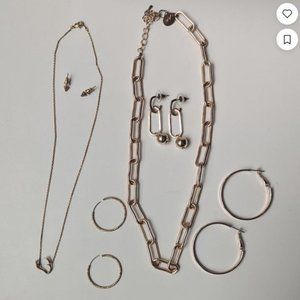 Rose gold jewelry bundle